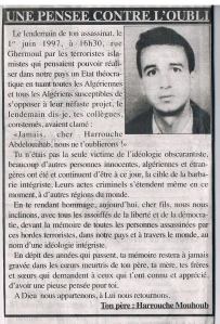 Harrouche Abdelouahab 1 juin 97